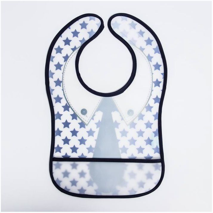 Картинка Нагрудник для кормления «Лучший сын» непромокаемый на липучке, с карманом (№2237090) от магазина Мир детей Товары для Новорожденных