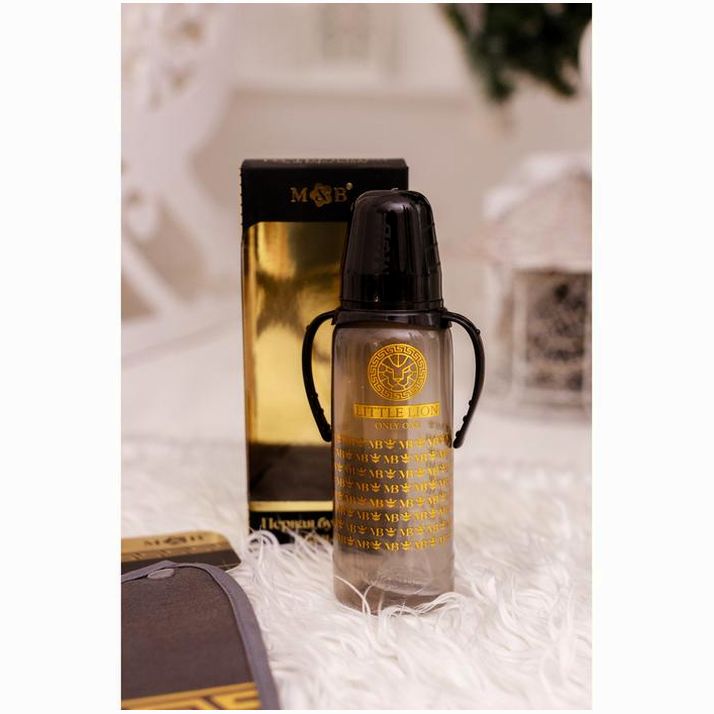 Картинка Бутылочка «Little lion», классическое горло, с ручками, 250 мл., от 0 мес., Золотая коллекция (№5483880) от магазина Мир детей Товары для Новорожденных