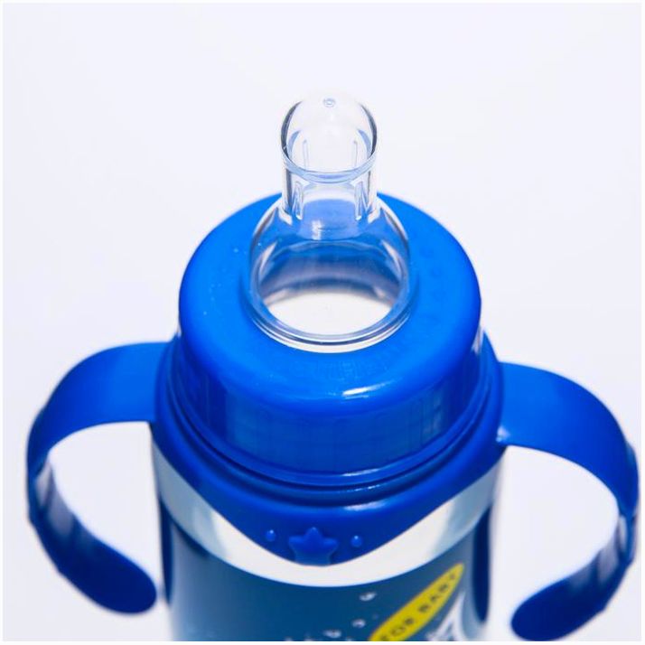 Картинка Бутылочка для кормления Surprise, классическое горло, от 0 мес, 250 мл., цилиндр, с ручками (№5399863) от магазина Мир детей Товары для Новорожденных