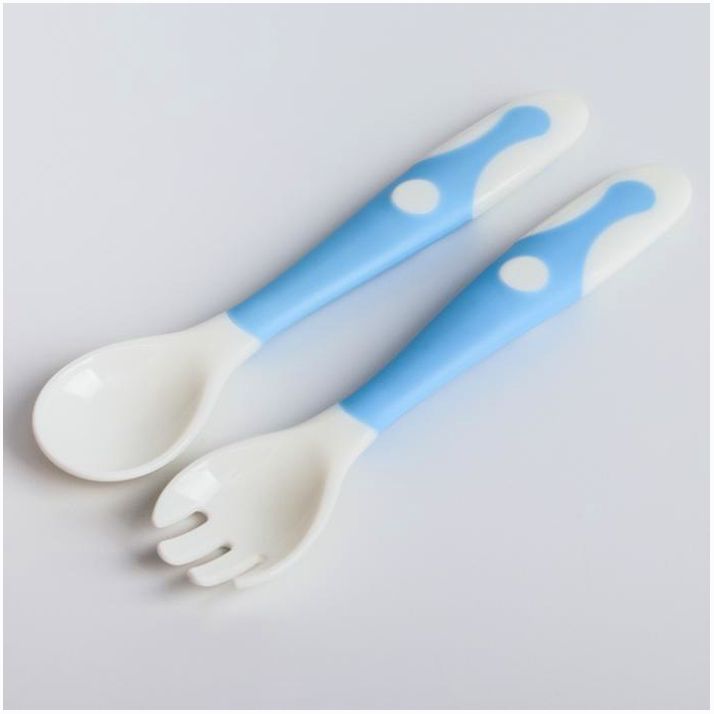 Картинка Набор детских ложек, 2 шт., в контейнере для хранения (№3978644) от магазина Мир детей Товары для Новорожденных