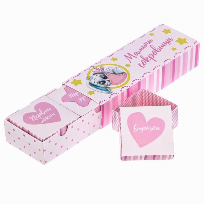 № 2871107 Набор памятных коробочек для девочки 