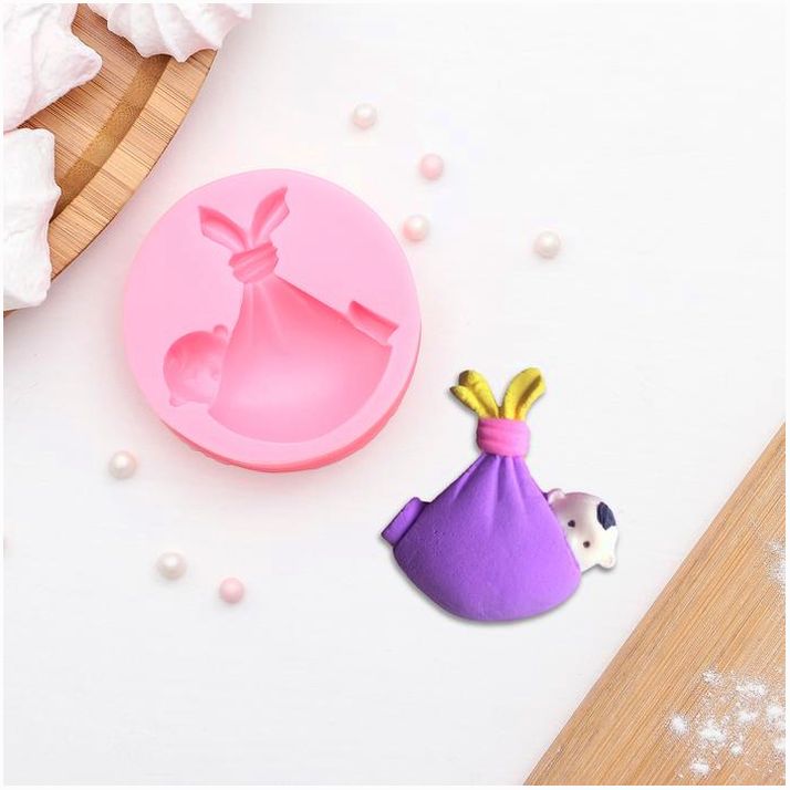 Молд силиконовый «Аист», 6,1?6 см артикул анонс 4288386