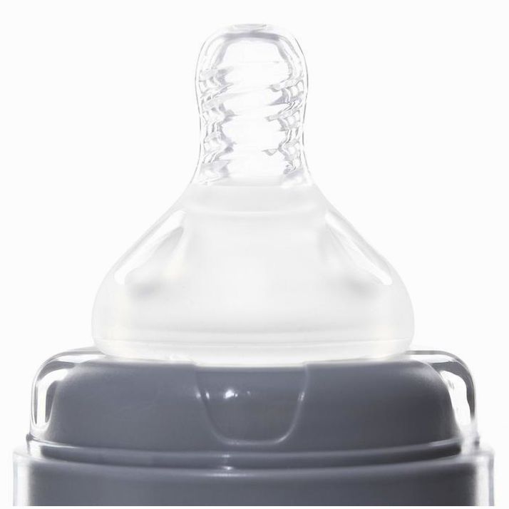 Картинка Бутылочка для кормления, широкое горло, от 3 мес., с ручками 270 мл. (№7701969) от магазина Мир детей Товары для Новорожденных
