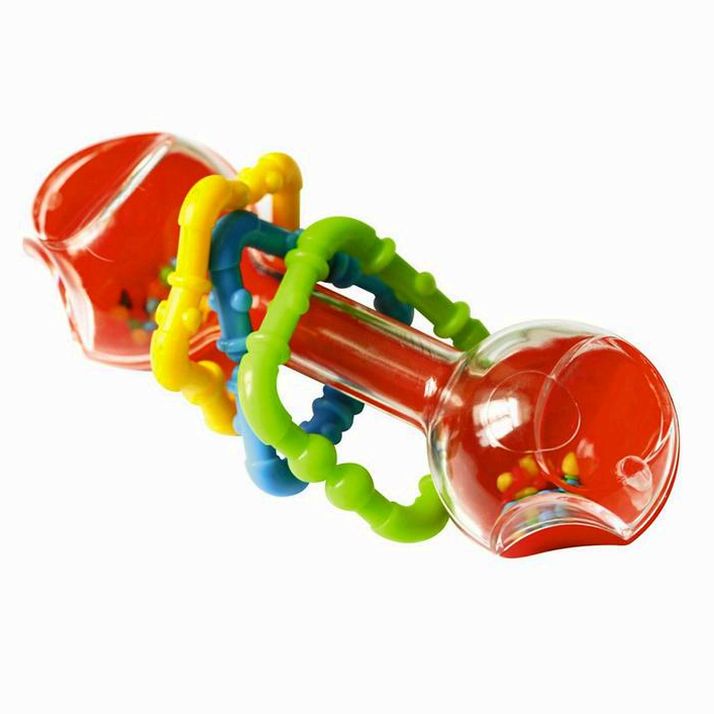 Погремушка «Гантелька», прозрачная артикул анонс 2399706