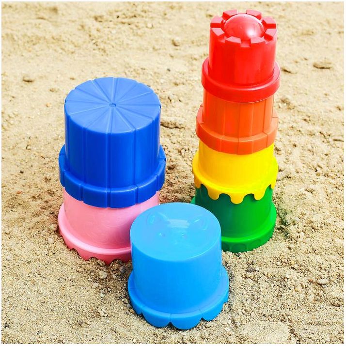 № 2881461 Пирамидка для песка №71, цвета МИКС