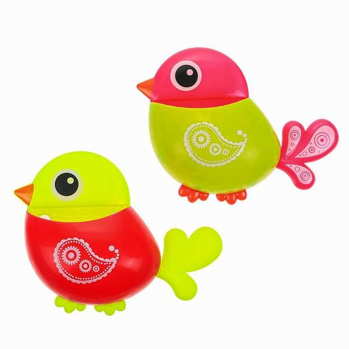 № 1125771 Держатель для зубных щёток «Птичка», детский, на присосках, цвет МИКС