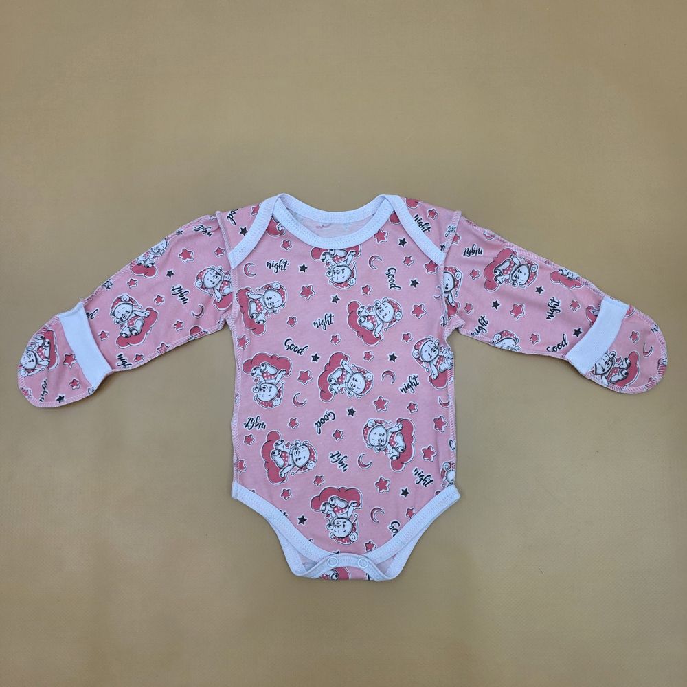 Боди №8 (кулирка, кнопки снизу, зашитая ручка с разрезом, швы наружу) артикул анонс 0112-56МД