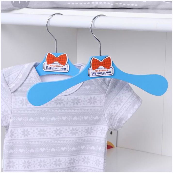 Вешалка-плечики детская, размер 30-34 «Маленький джентльмен» артикул анонс 3747811