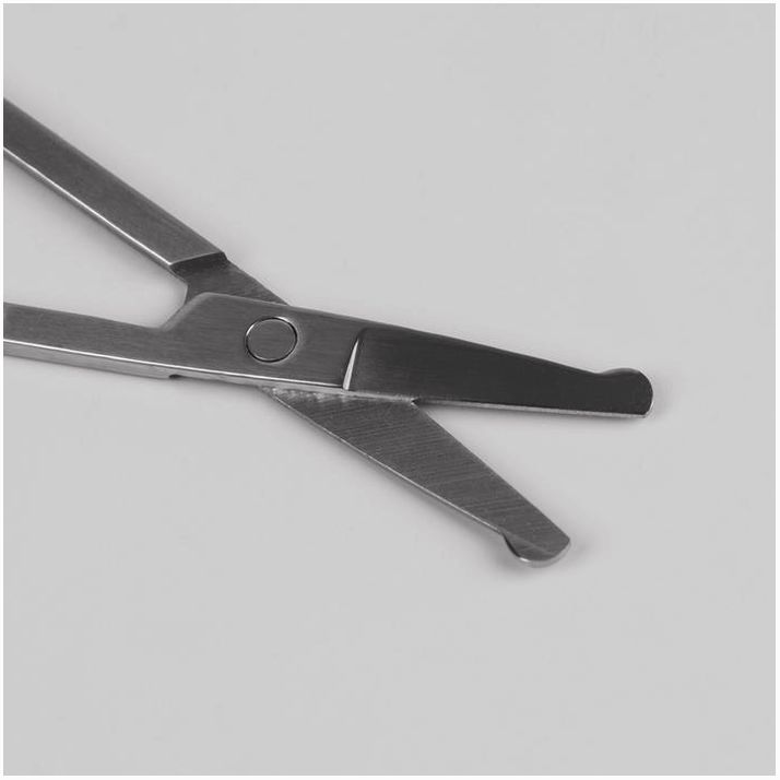 № 288698 Ножницы безопасные, прямые, 9 см, цвет серебристый