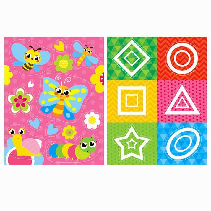 Наклейки детские развивающие на стульчик для кормления 