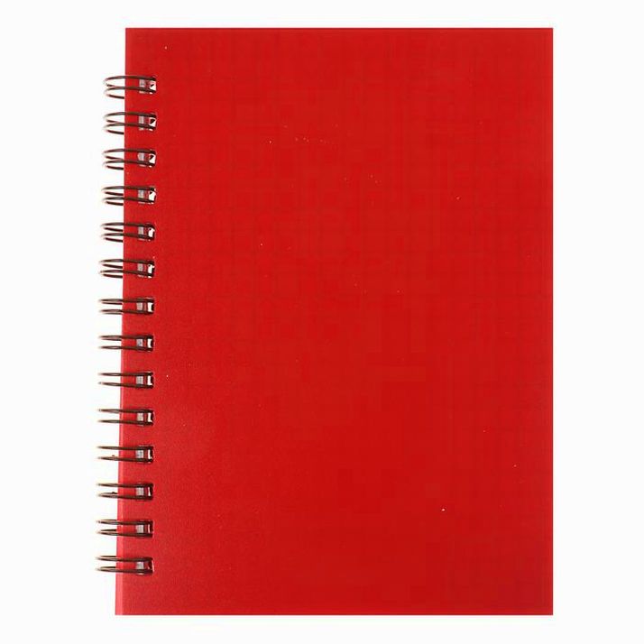 Записная книжка А6, 80 листов в клетку на гребне 