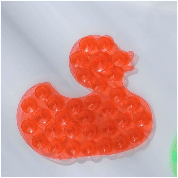 № 1003311 Мини-коврик для ванны «Уточка», 9?11 см, цвет МИКС