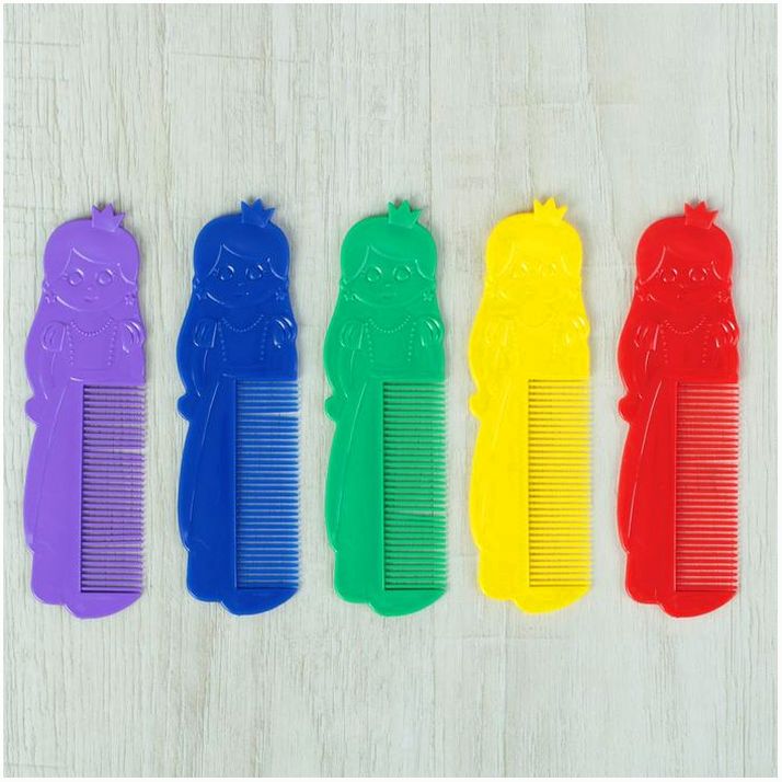 Картинка Расчёска фигурная, цвет МИКС (№1923518) от магазина Мир детей Товары для Новорожденных