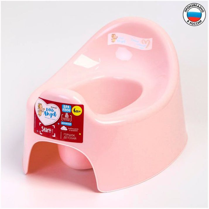 Горшок детский Follow Me, цвет розовый артикул анонс 597092