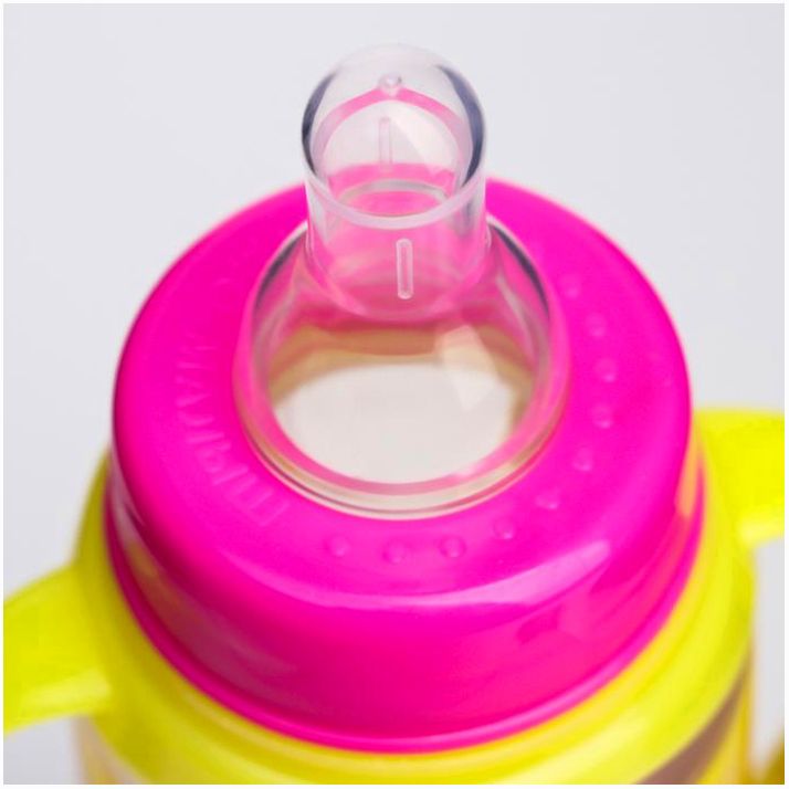 Картинка Бутылочка «Сладости для радости», классическое горло, 250 мл., от 0 мес., цилиндр (№5399489) от магазина Мир детей Товары для Новорожденных