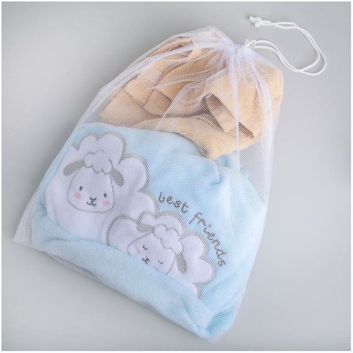 № 1439541 Мешок для стирки белья, 38?50 см, цвет белый