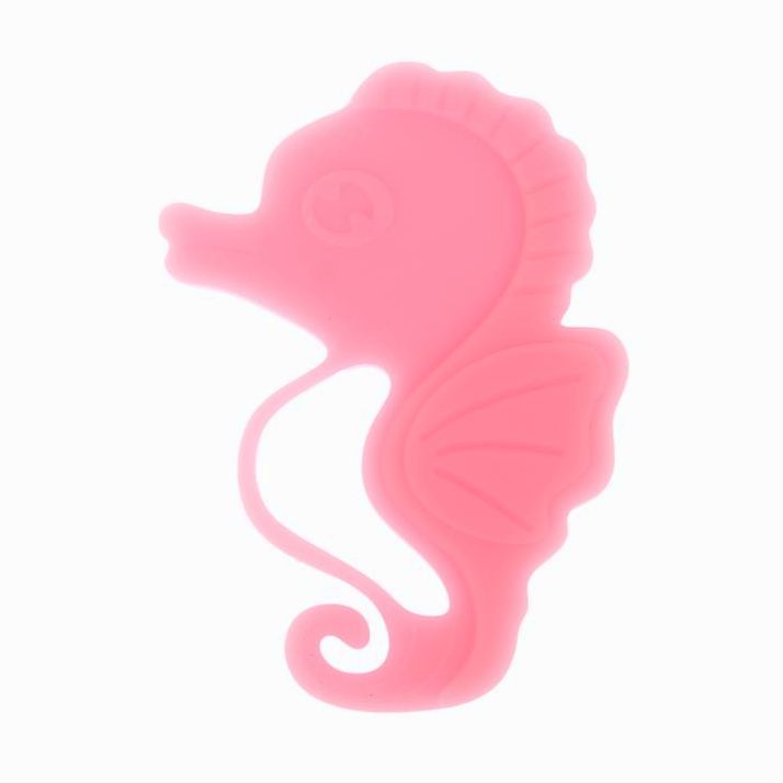 Прорезыватель силиконовый «Морской конёк», цвет розовый артикул анонс 2272543