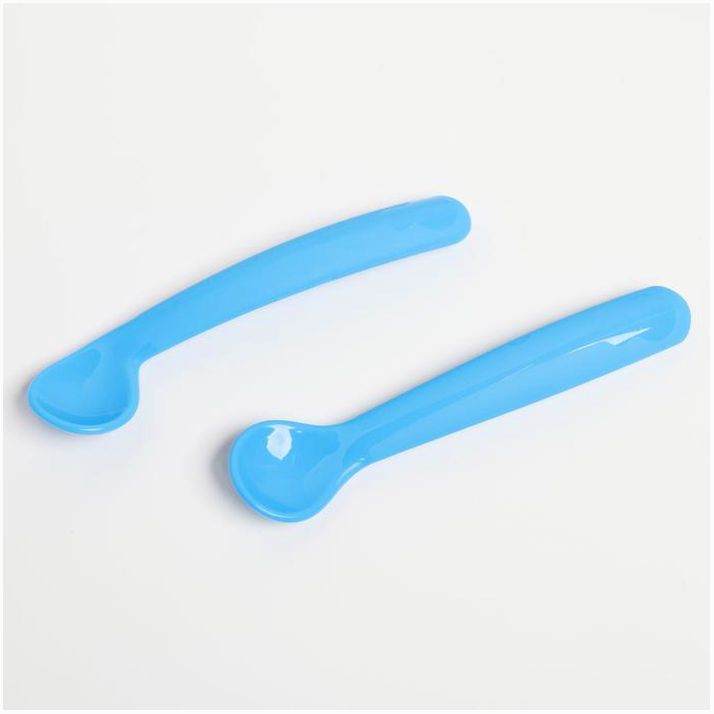 № 4482632 Набор детский ложечек для кормления,  2 шт., цвет голубой