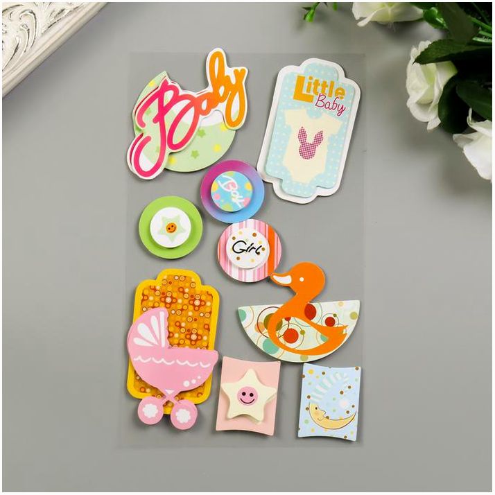 № 2555104 Наклейка картон 2D 