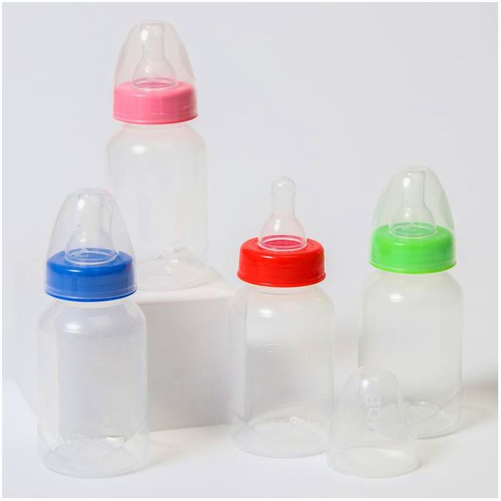 Бутылочка для кормления 150 мл цилиндр, цвет МИКС артикул анонс 7012033
