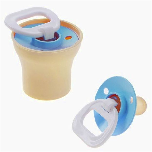 № 2723АТ Пустышка (от 0 мес., латекс, круглая, с кольцом, в защит. колп. 