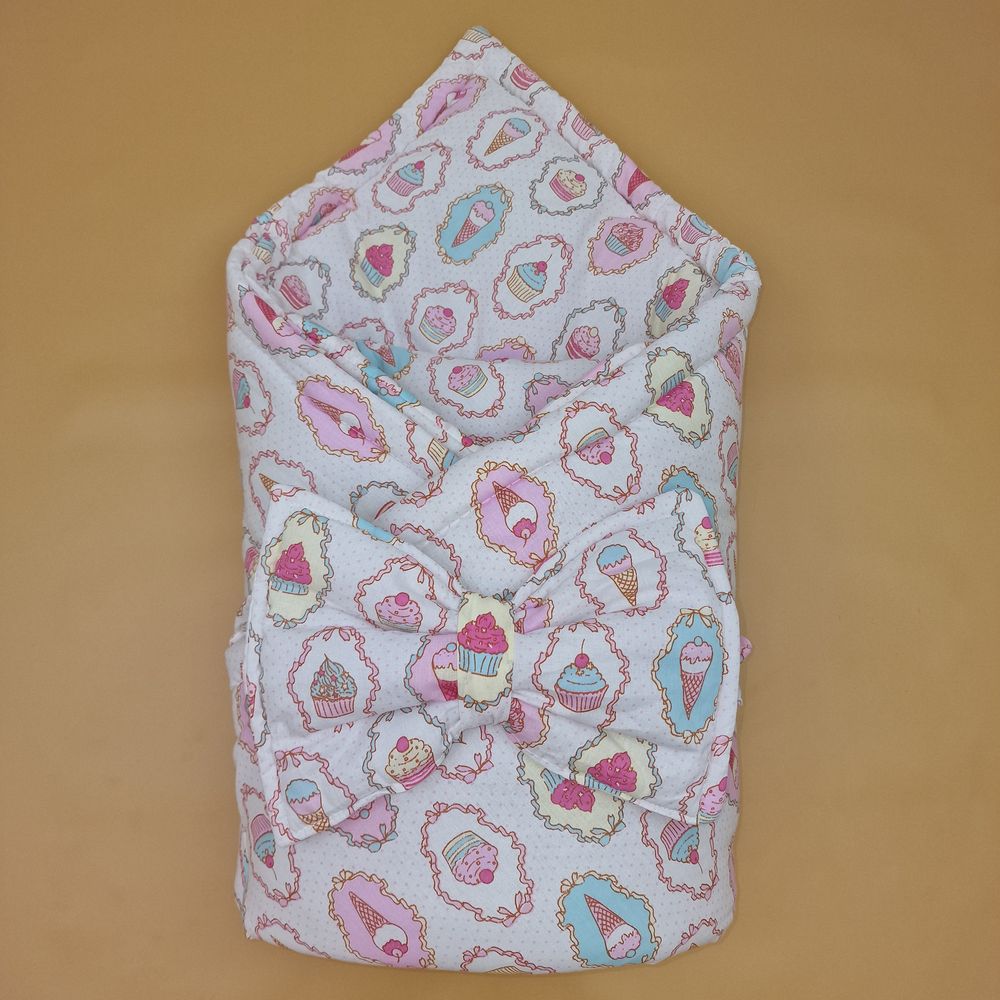 Комплект на выписку 2 пр: одеяло+бант-подушка (бязь) артикул анонс 1872б-0-1_м_46