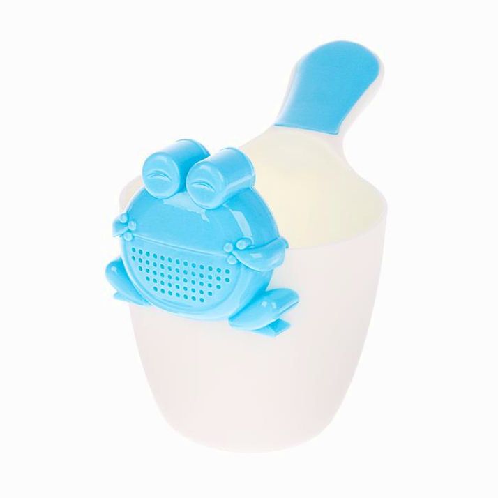 Картинка Ковш для купания, банный ковшик, хозяйственный с насадкой-лейкой «Лягушонок», 500 мл, цвет МИКС (№3780394) от магазина Мир детей Товары для Новорожденных