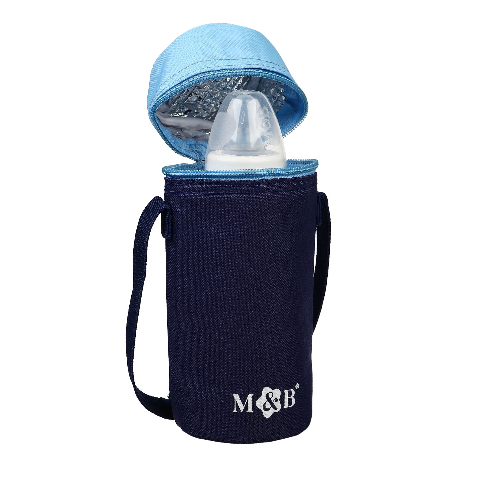 Картинка Термосумка для бутылочки цвет синий/голубой, форма тубус (№9603031) от магазина Мир детей Товары для Новорожденных
