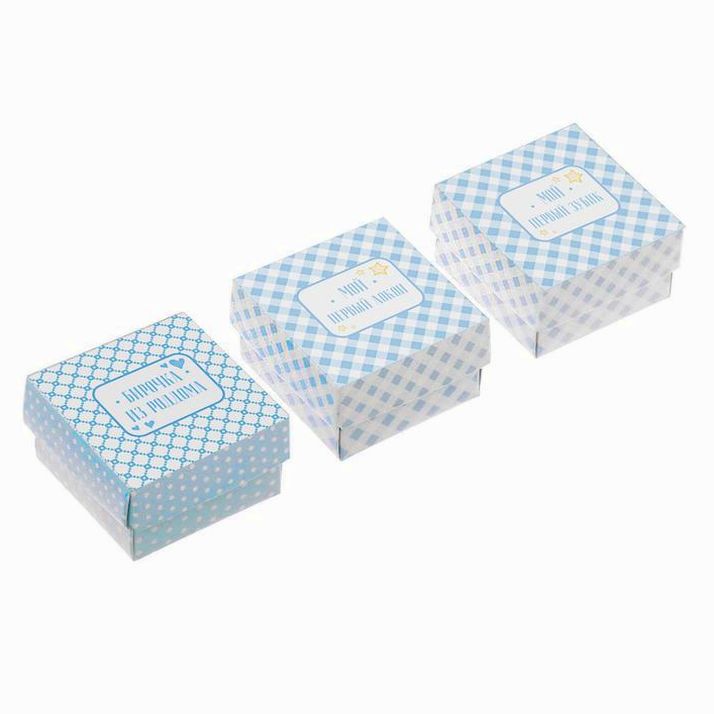 Картинка Набор памятных коробочек для мальчика "Маленькое чудо" (№2902128) от магазина Мир детей Товары для Новорожденных