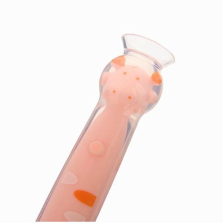 Картинка Ложка детская для кормления, силиконовая, на присоске, от 5 мес., цвета МИКС (№3489233) от магазина Мир детей Товары для Новорожденных