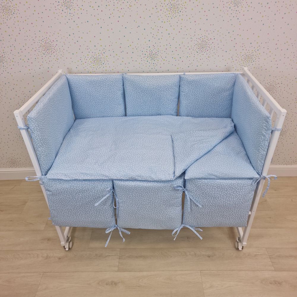 КПБ 13 пр (борт + пододеяльник + одеяло + наволочка + подушка + простынь (бязь) 6кв+2пр артикул анонс 1148-4-1бб