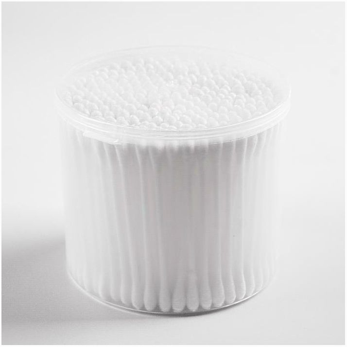 Ватные палочки, в тубе, 300 шт., цвет белый артикул анонс 4729758