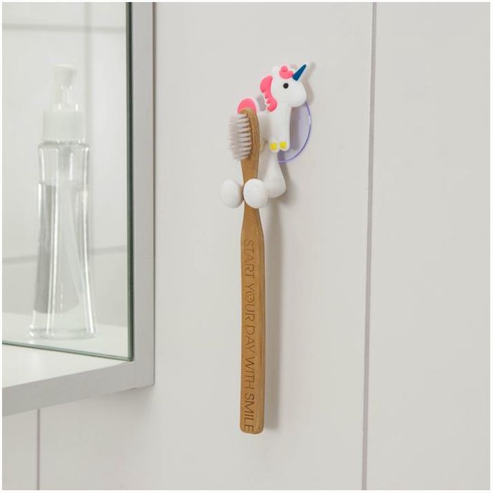 Держатель для зубной щётки детский «Весёлые зверюшки», на присоске, дизайн МИКС артикул анонс 1125769