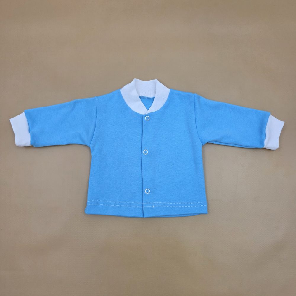 Кофточка №2 (интерлок, воротничок и манжеты - резинка, кнопки) артикул анонс 0749-56МД