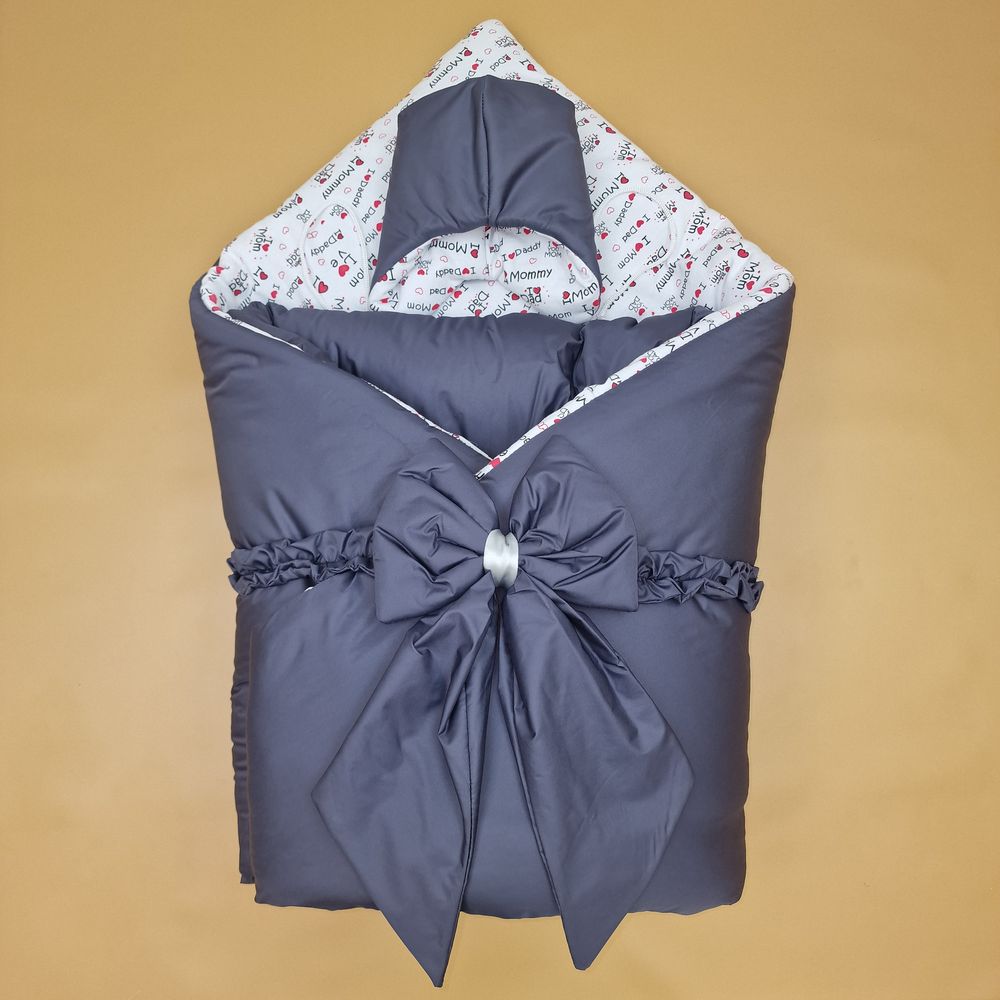 Комплект на выписку 3 пр: одеяло+шапочка+бант артикул анонс 1892д-2-2_у_04