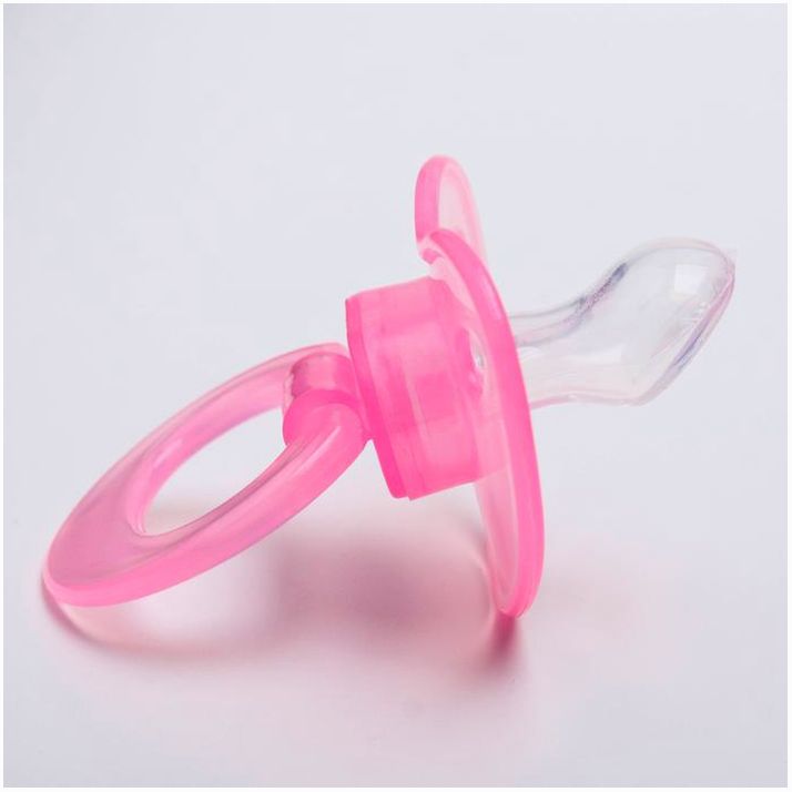 Картинка Соска - пустышка ортодонтическая, силикон, +0 мес., с колпачком, цвет розовый (№2300148) от магазина Мир детей Товары для Новорожденных