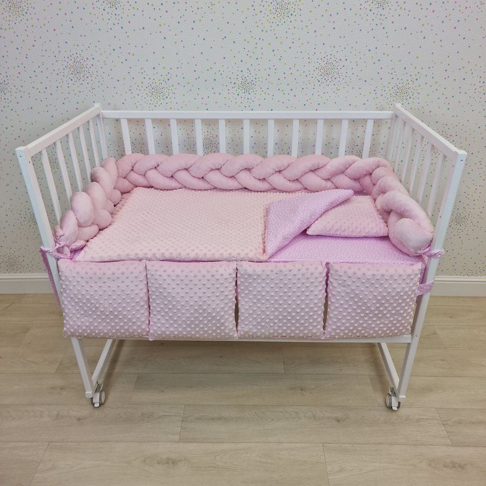 КПБ 9 пр (борт + пододеяльник + одеяло + подушка + простынь + (плюш/бязь) коса артикул анонс 1164-0-1бб_02