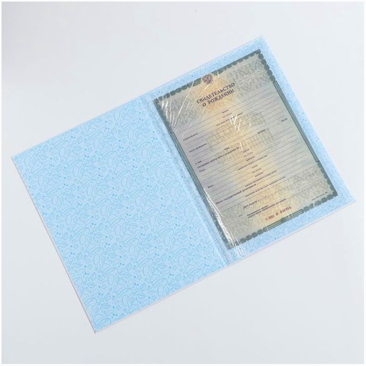 Картинка Папка для свидетельства о рождении для мальчика «Кошечка», А4 (№3815392) от магазина Мир детей Товары для Новорожденных