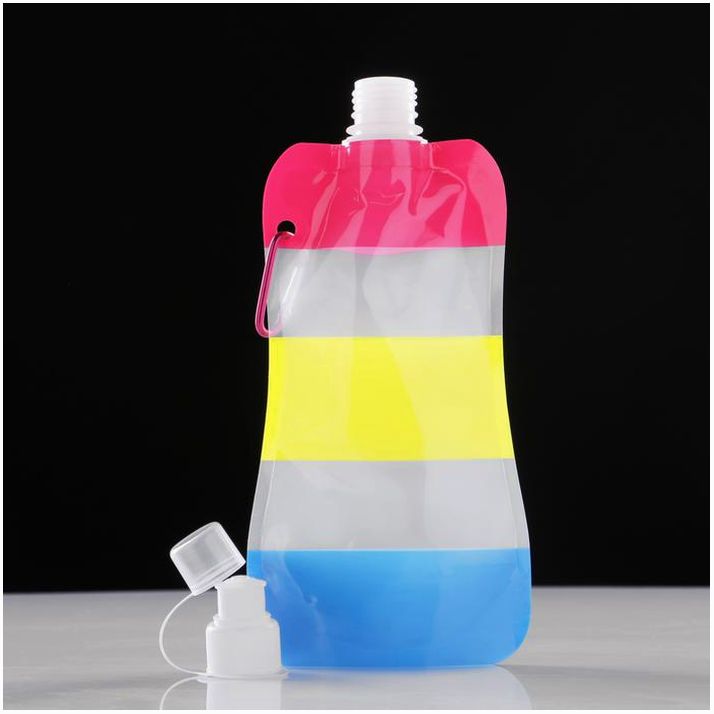 Картинка Фляжка для воды, 450 мл "Радуга",  26 х 12 см, микс (№4696482) от магазина Мир детей Товары для Новорожденных