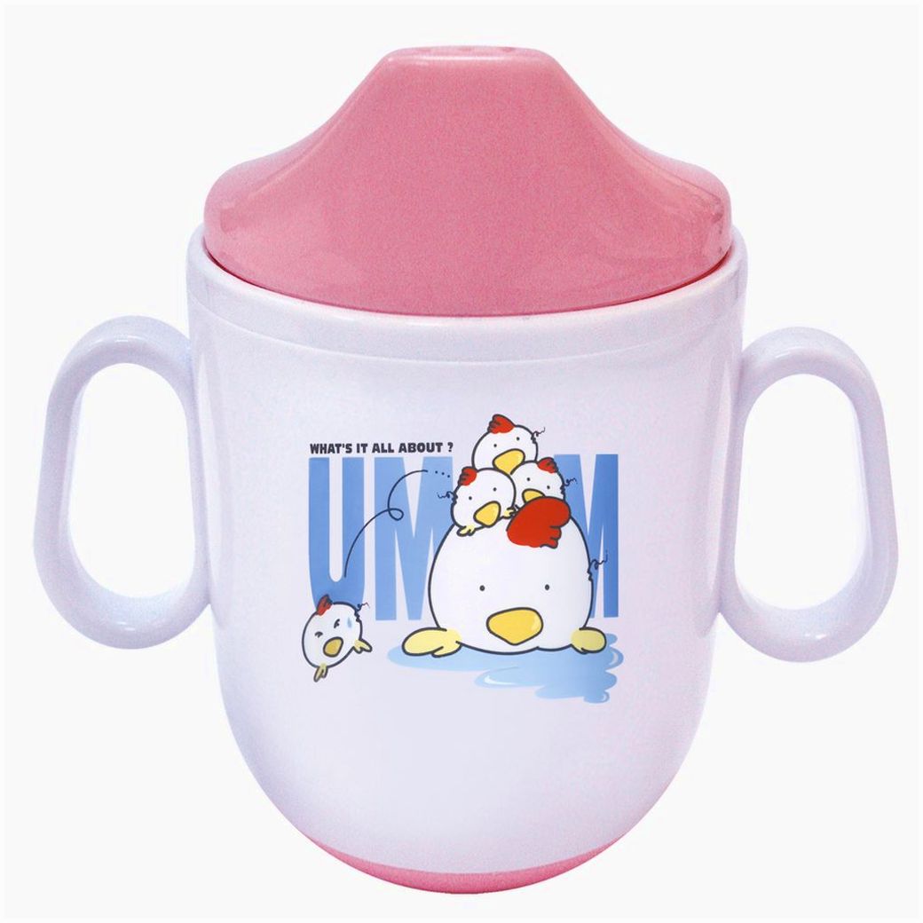 № 1957С Поильник со шкалой измерения с ручками (непрозрачный пластик)