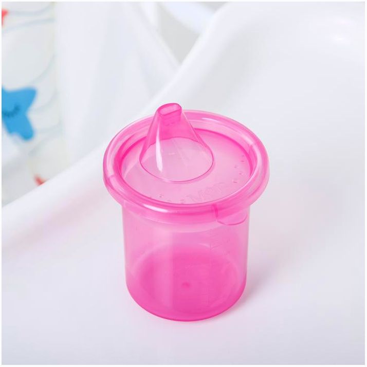 Картинка Поильник детский без нанесения с твёрдым носиком, 200 мл, цвет фуксия (№3721477) от магазина Мир детей Товары для Новорожденных