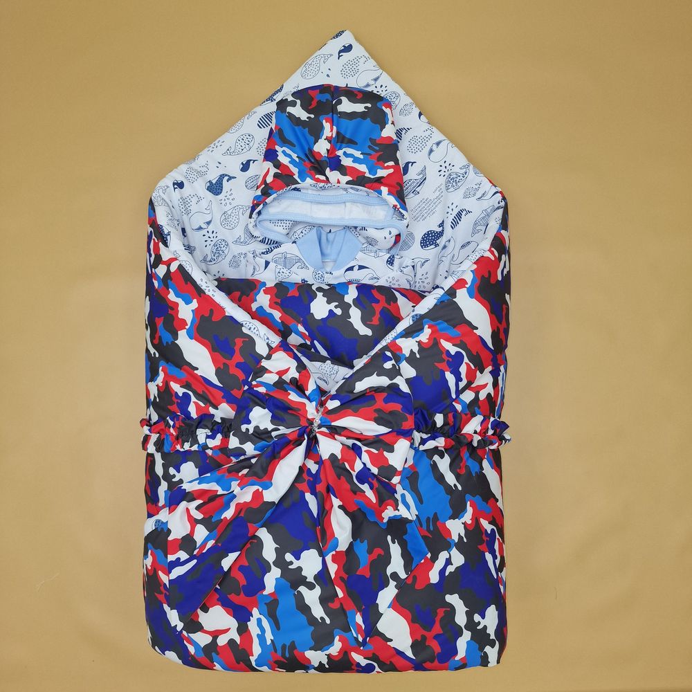 Комплект на выписку 3 пр: одеяло+шапочка+бант артикул анонс 1892д-2-2_у_24