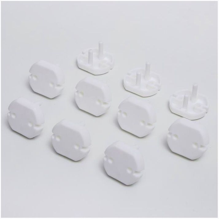 Набор заглушек для розеток, 10 шт., цвет белый артикул анонс 4623698