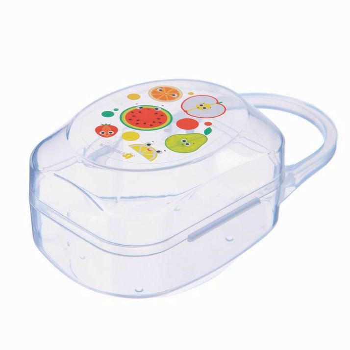 Контейнер для хранения и стерилизации детских сосок и пустышек «Фрукты» артикул анонс 2866168