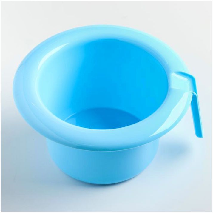 Картинка Горшок туалетный детский «Кроха», цвет голубой, 1750 мл (№4672512) от магазина Мир детей Товары для Новорожденных