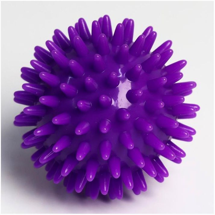 № 5239097 Развивающий массажный мячик, диаметр 7 см, цвет зеленый, Крошка Я