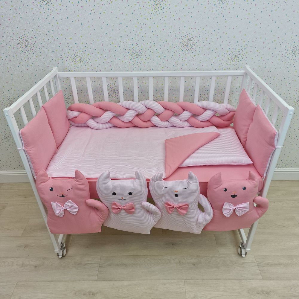 КПБ 14 пр (борт + пододеяльник + одеяло + наволочка + подушка + простынь (бязь) артикул анонс 1176-0-1бб_10