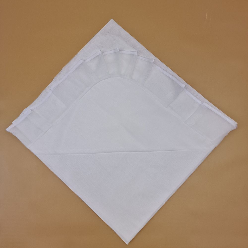 Картинка Уголок со сборенной отделкой (бязь/сеточка) (№486) цвета в ассортименте от магазина Мир детей Товары для Новорожденных