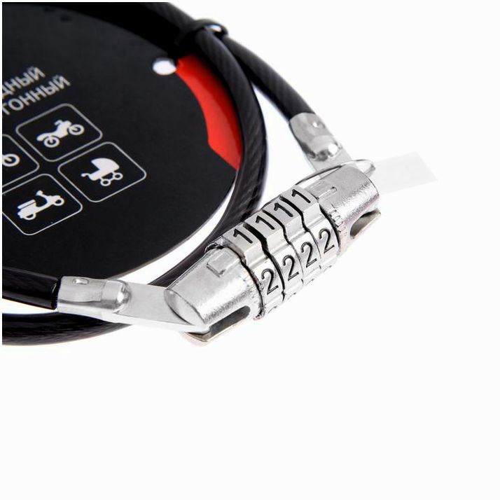 Картинка Замок навесной велосипедный Dream Bike, 6 х 650 мм, кодовый (№5863234) от магазина Мир детей Товары для Новорожденных