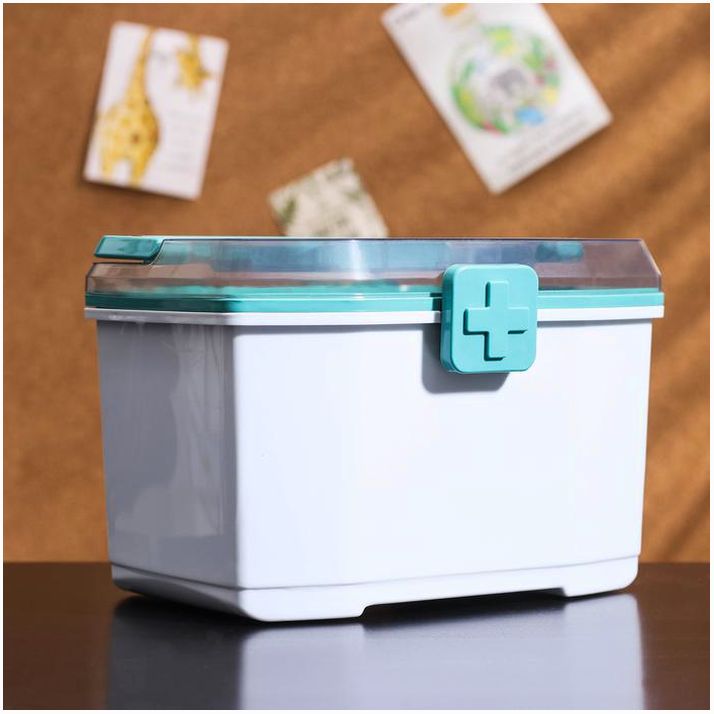 № 5476309 Аптечка, 21?14?16 см, цвет МИКС